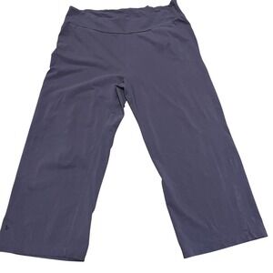 Pact Crop Pants XL Purple Organic Cotton Lounge Yoga Gorpcore Sustainable